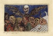 James Ensor The Deadly Sins Dominated by Death Sweden oil painting artist